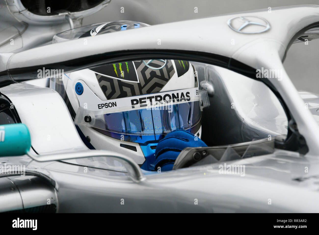 Circuit de Barcelona-Catalunya Espagne, 20.2.2019 : Formule 1 sport automobile, les essais d'hiver --- Valtteri Bottas (FIN), Mercedes AMG F1 W10 EQ Power + Banque D'Images