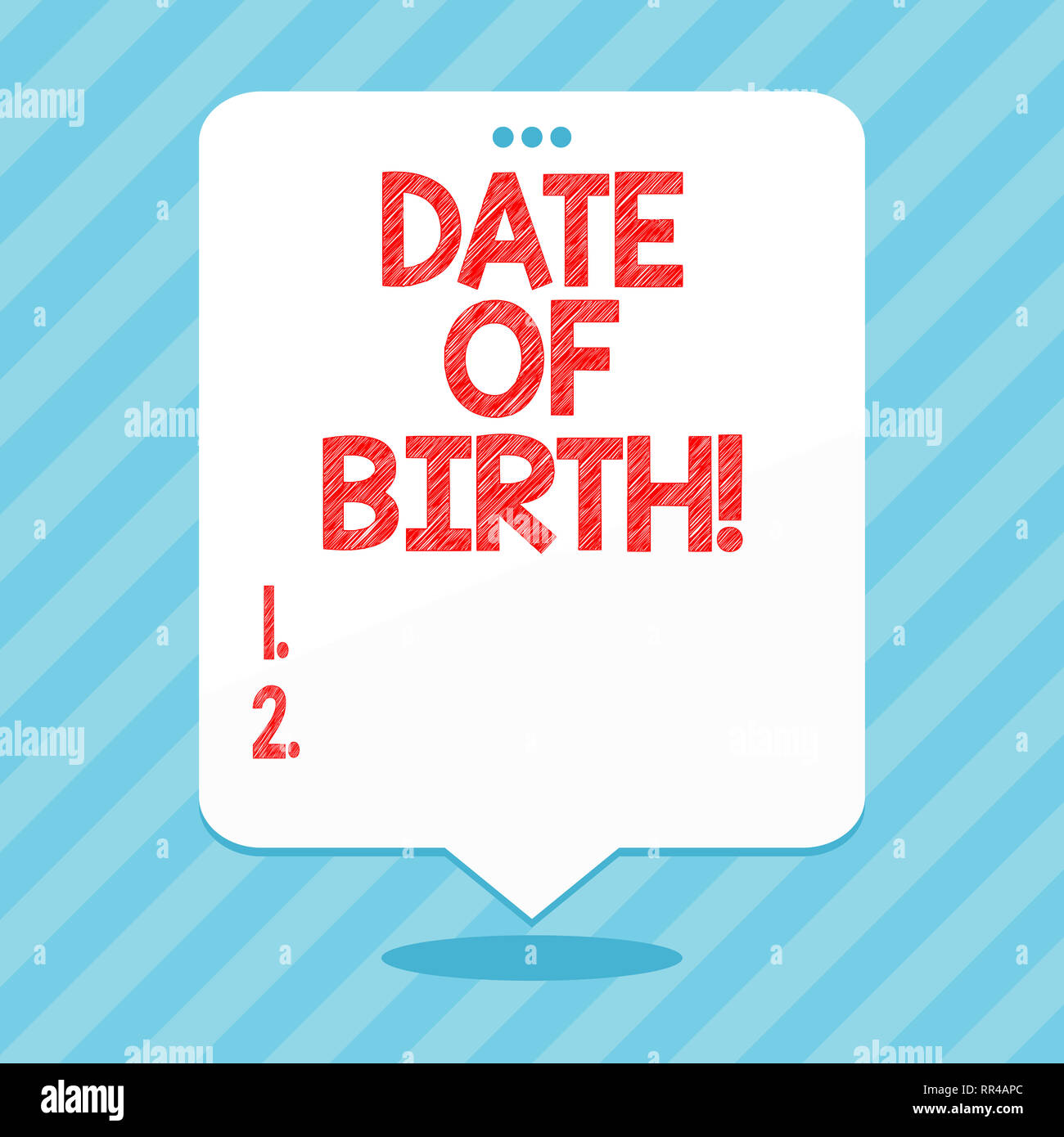 L Ecriture De Texte Word Date De Naissance Concept D Affaires Pour Le Jour Ou Quelqu Un Est Ne Le Nouveau Bebe Enceinte Dame A Venir Photo Stock Alamy