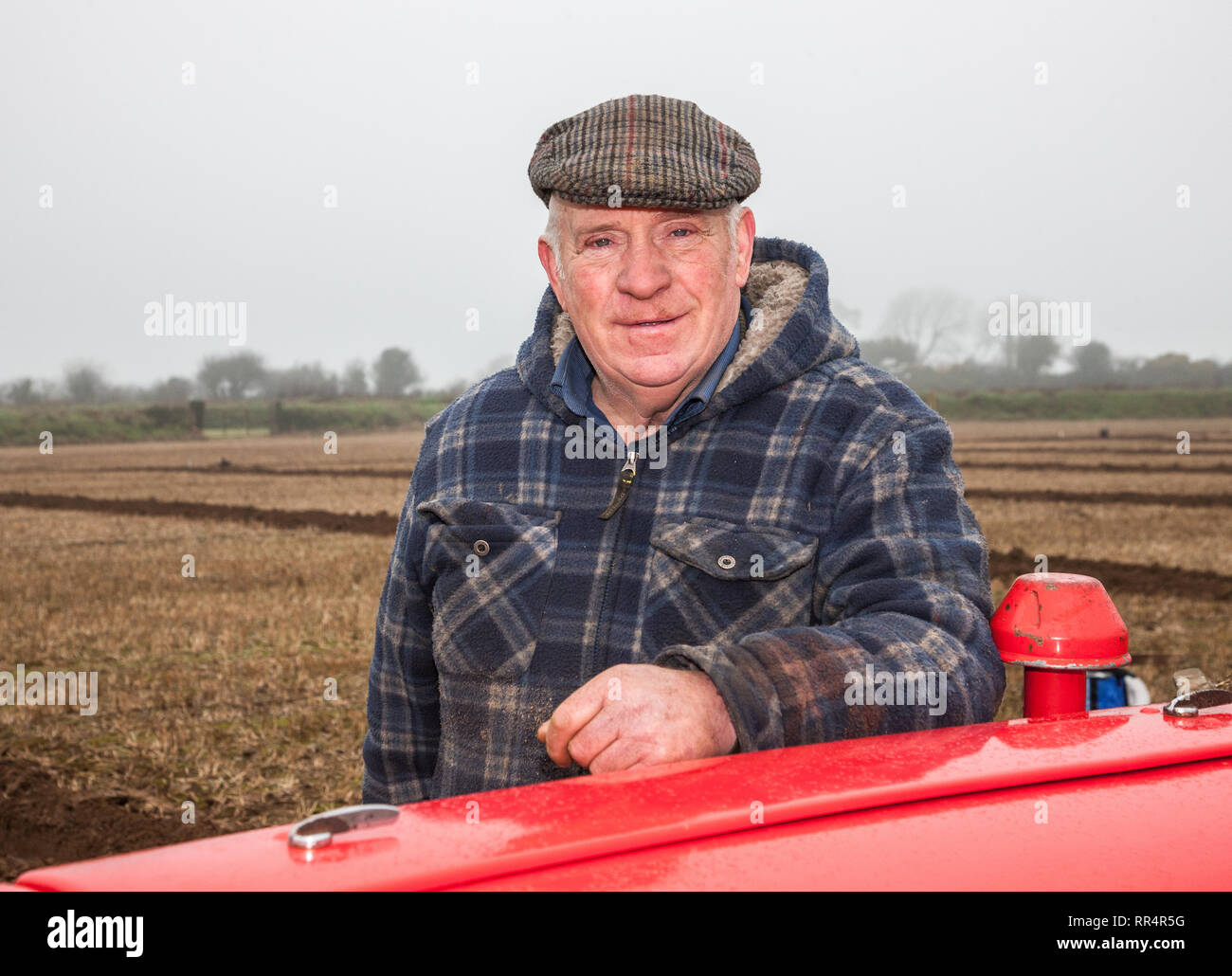 Bandon, Cork, Irlande. 24 Février, 2019. George Patterson de 6800 à l'ouest du comté de Cork Association Labour match final qui a eu lieu sur les terres d'Norman & Ann Tanner dans Passage Rock, Bandon, Espagne Crédit : David Creedon/Alamy Live News Banque D'Images