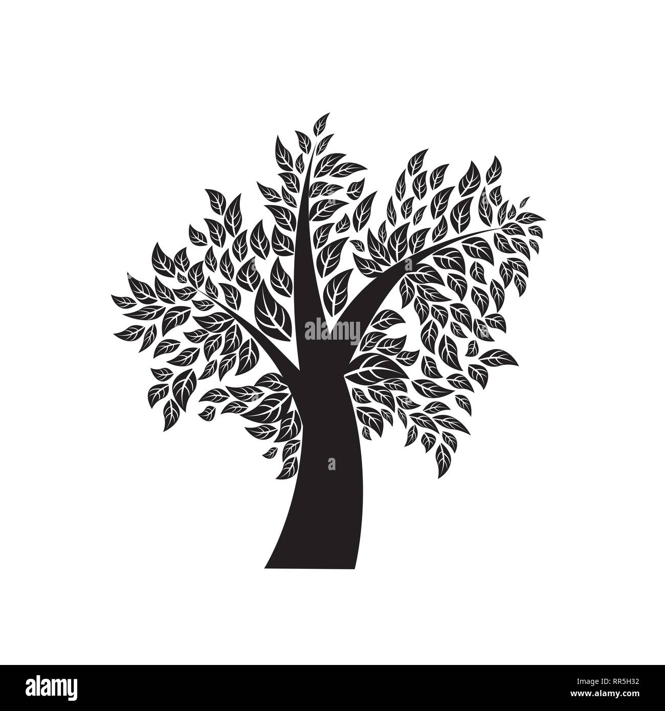 Vector illustration arbre Illustration de Vecteur