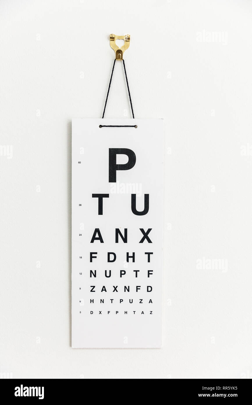 Une vue graphique de test Banque D'Images