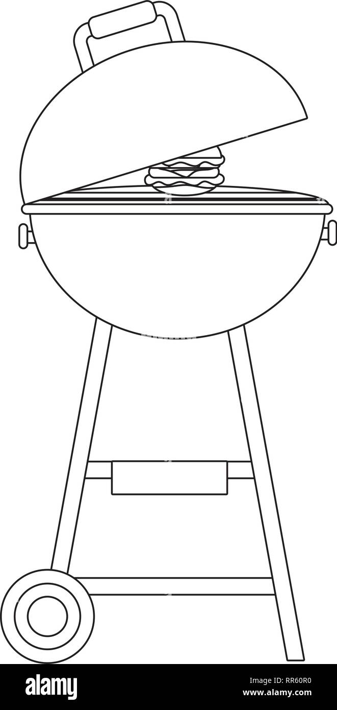 Barbecue cartoon Illustration de Vecteur