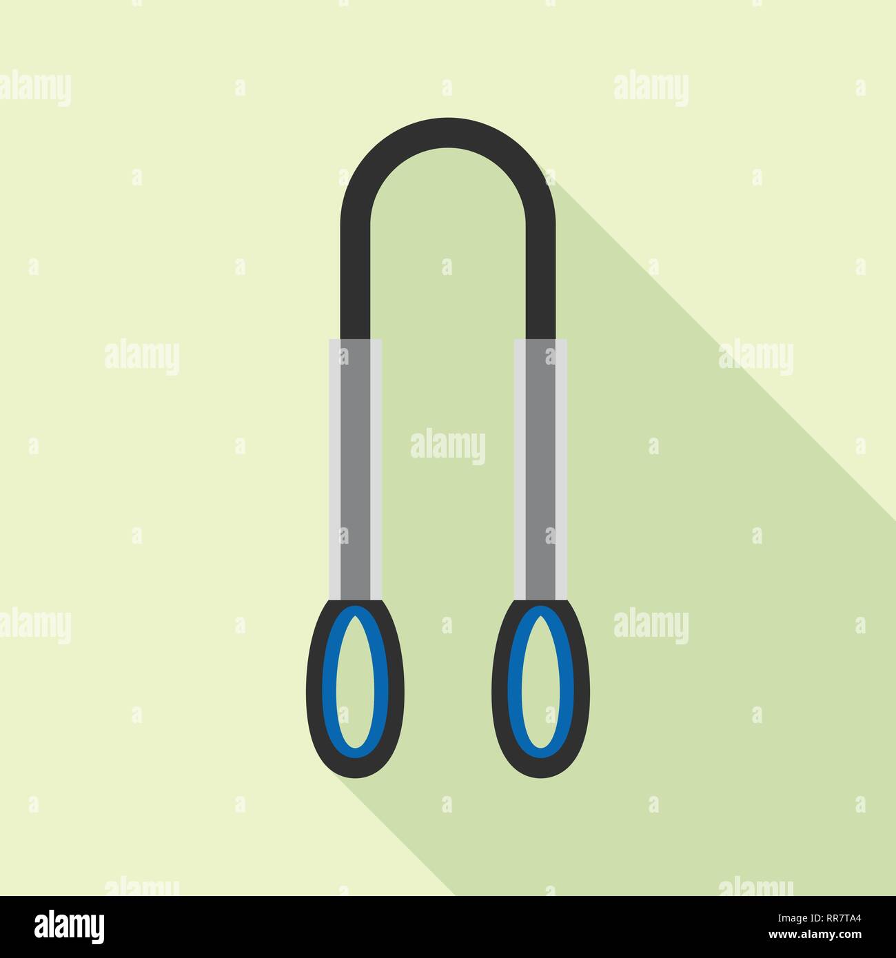 La corde d'assurance, l'icône de style plat Illustration de Vecteur