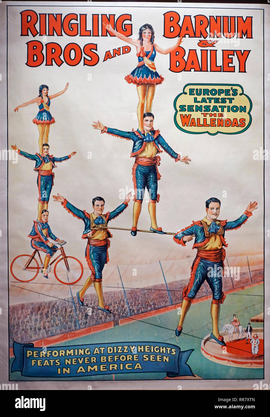 Affiches Circus World Museum Baraboo Wisconsin Banque D'Images