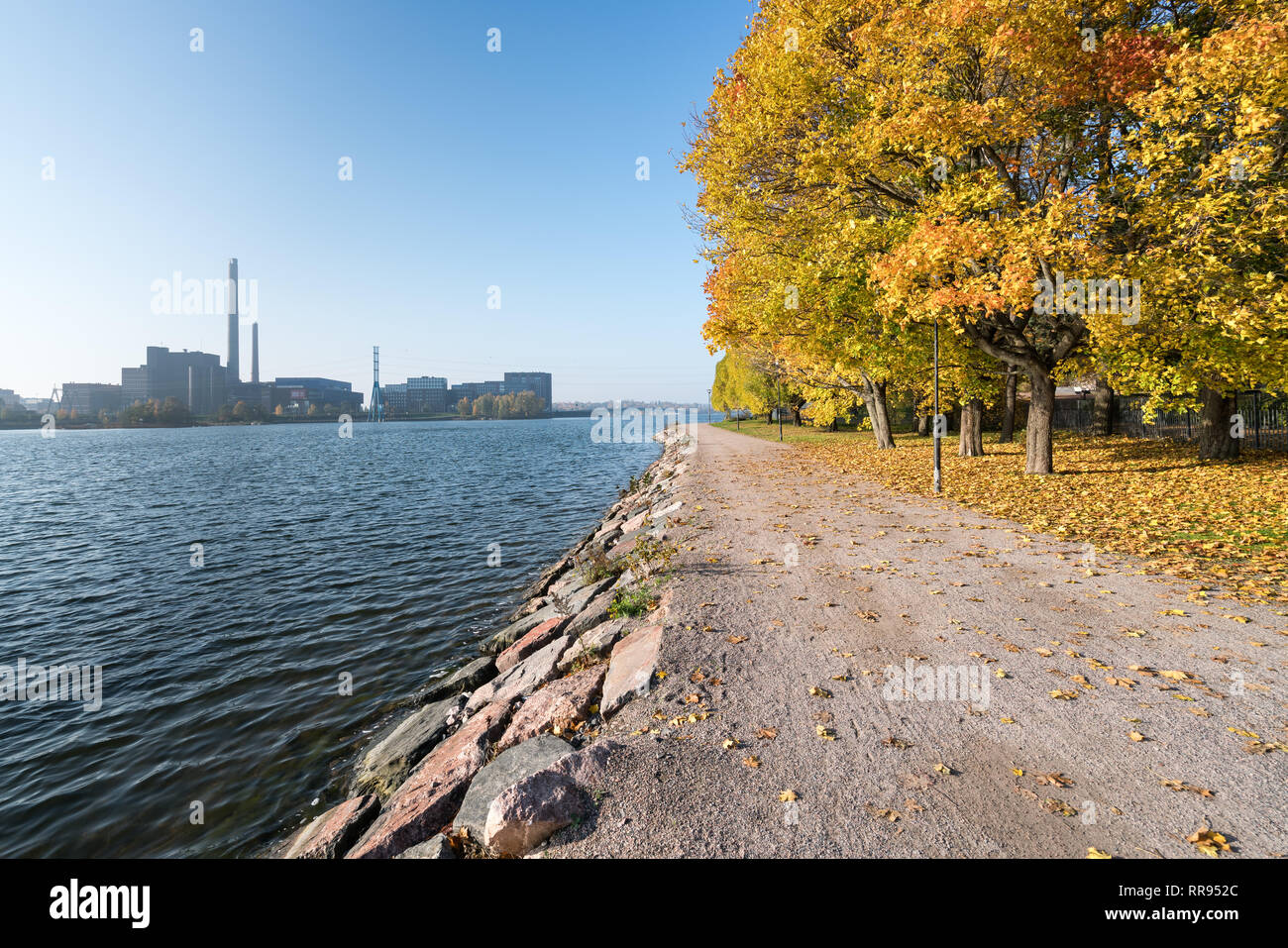 L'automne à Helsinki, Finlande Banque D'Images