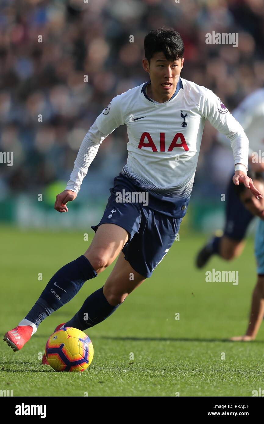 Fils Heung-MIN, Tottenham Hotspur FC, BURNLEY FC V Tottenham Hotspur FC, PREMIER LEAGU, 2019 Banque D'Images