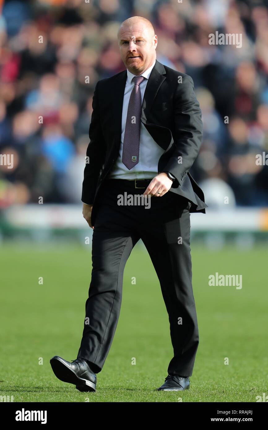 SEAN DYCHE, BURNLEY FC MANAGER, BURNLEY FC V Tottenham Hotspur FC, PREMIER LEAGU, 2019 Banque D'Images