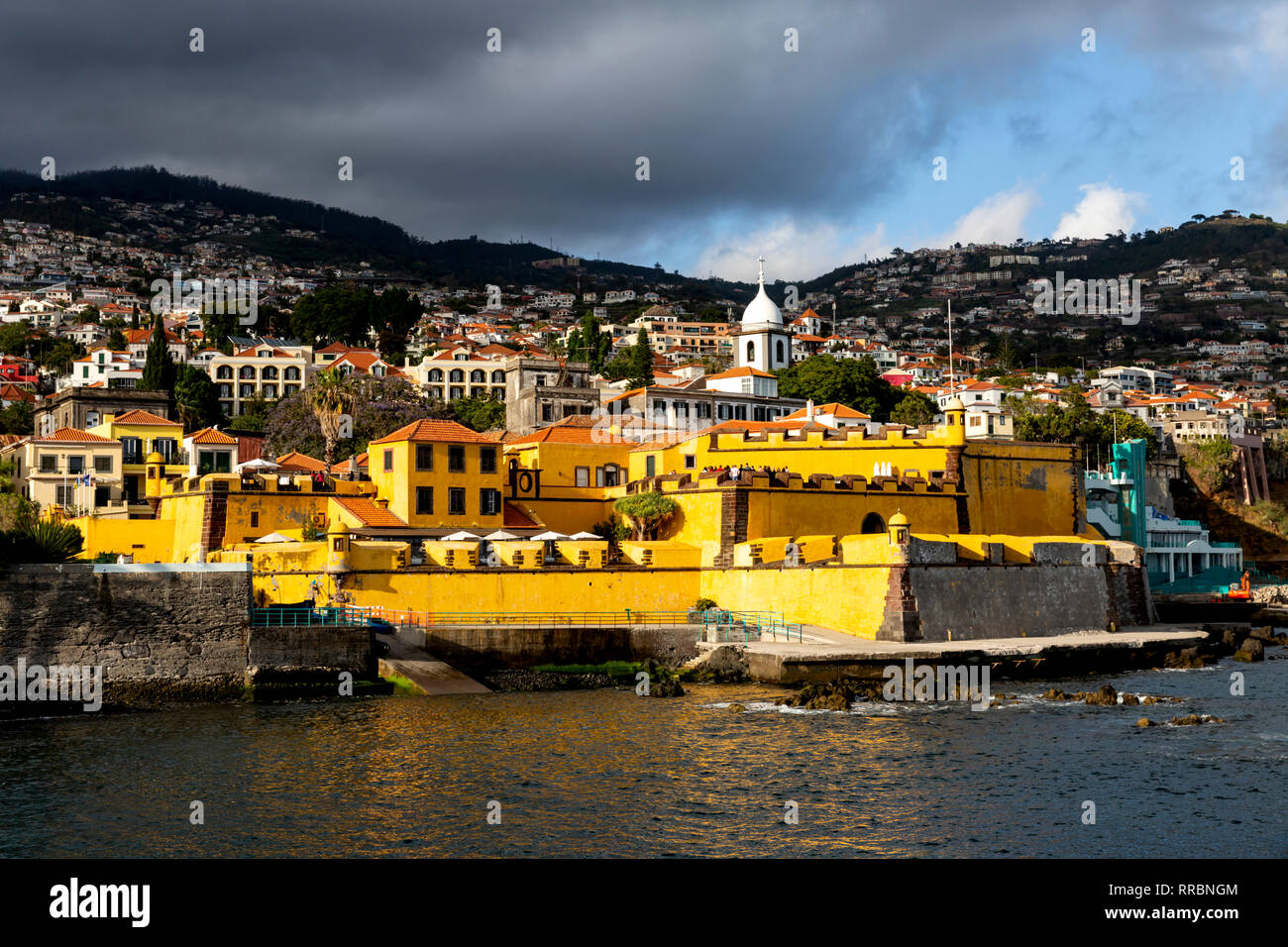 Fort Sao Tiago. Funchal, Madère, Portugal. Banque D'Images