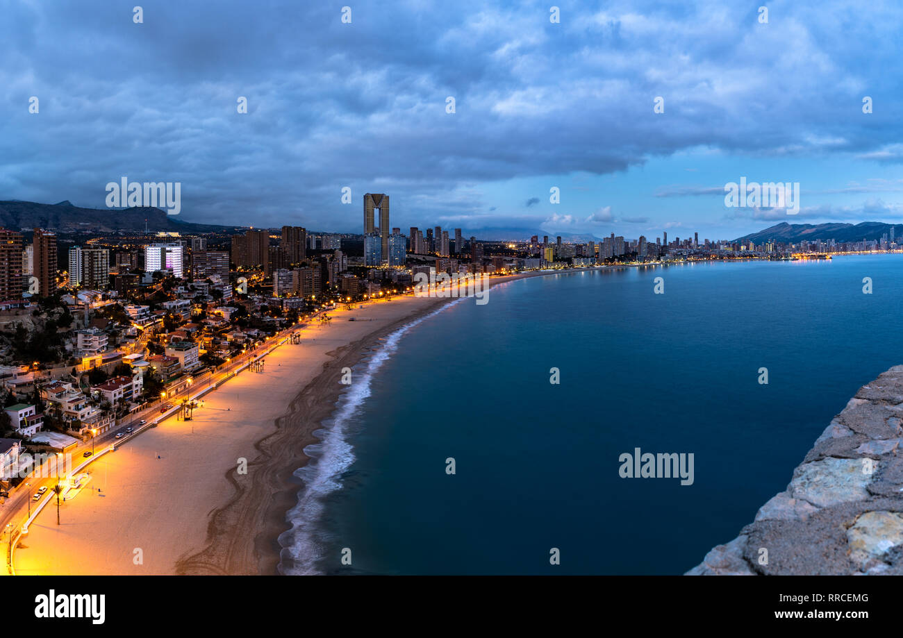 Benidorm, Espagne, 2019 Banque D'Images