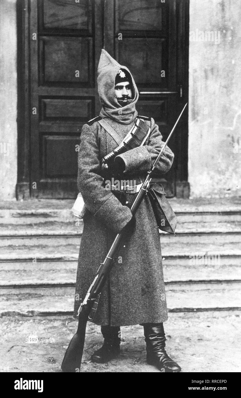 Soldat russe WW1 Banque D'Images
