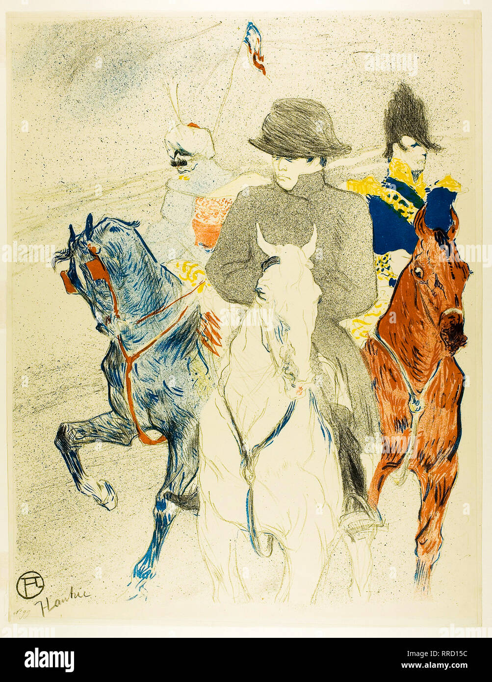 Napoléon, dessin de Henri de Toulouse-Lautrec, 1895, impression Banque D'Images