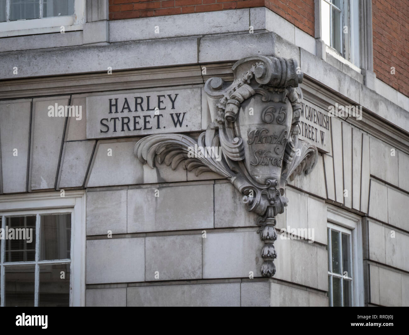 Harley Street, Londres Banque D'Images