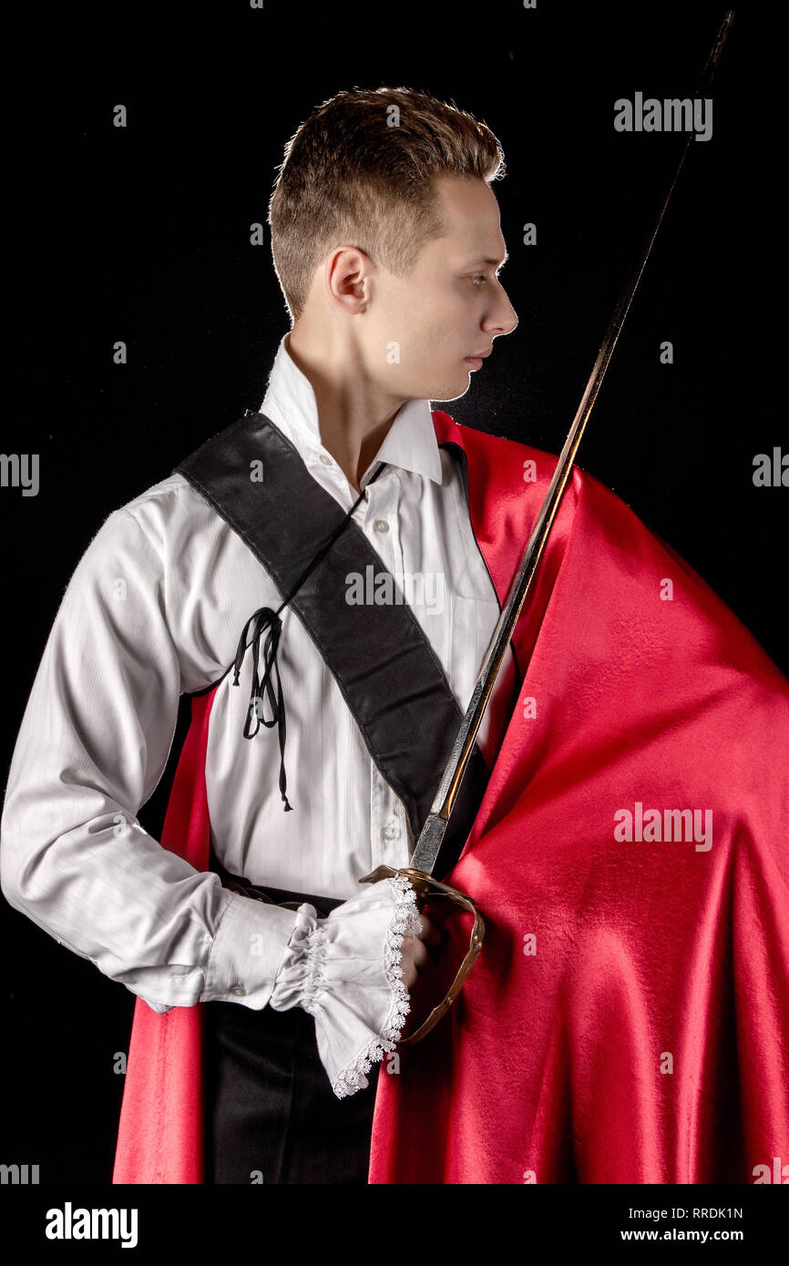 Image d'un bel homme portrait d'un jeune acteur Banque D'Images