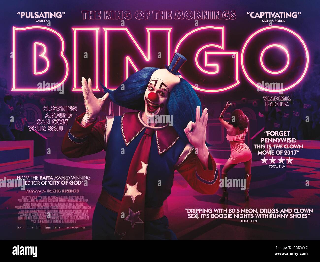 AFFICHE DE VLADIMIR BRICHTA, BINGO : LE ROI DES MATINÉES, 2017 Banque D'Images