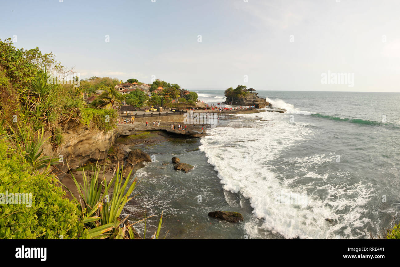 Temple de Tanah Lot, Bali, Indonésie Banque D'Images