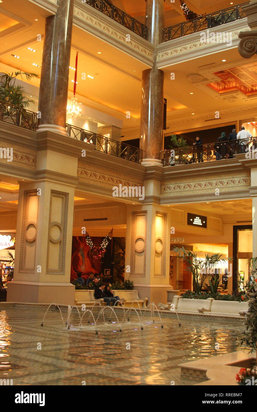 Intérieur du Palais César à Las Vegas, Nevada, Etats-Unis Banque D'Images