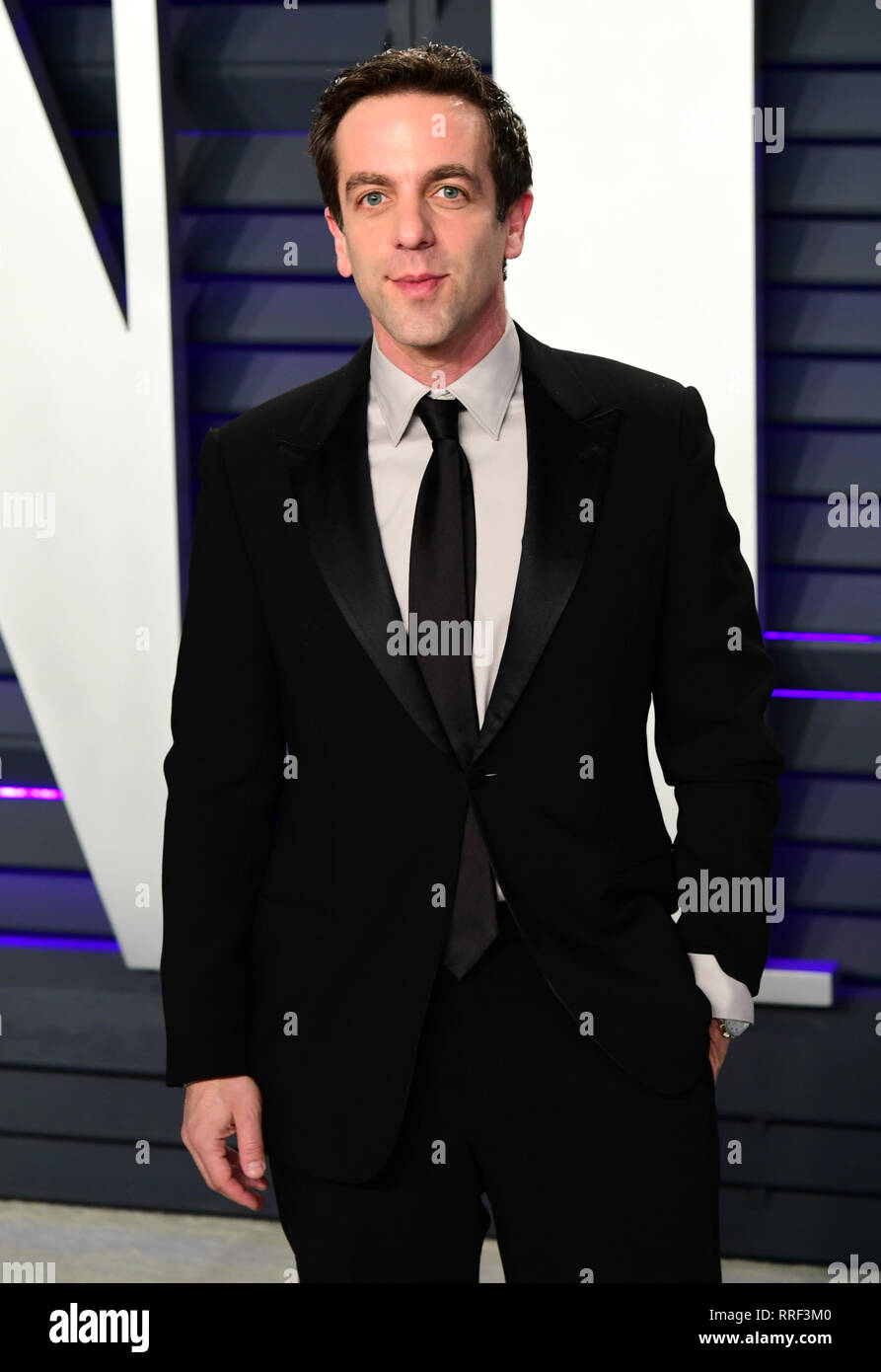 B. J. Novak participant à la Vanity Fair Oscar Party organisée à l'Annenberg Center for the Performing Arts à Beverly Hills, Los Angeles, Californie, USA. Banque D'Images