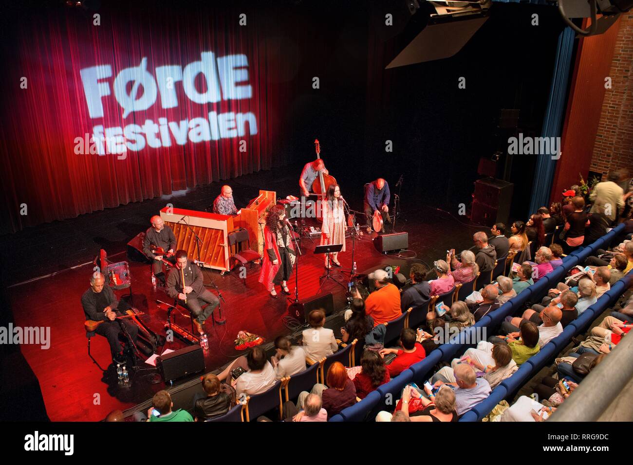Forde et traditionnelle World Music Festival, Forde, Norway, Scandinavia, Europe Banque D'Images