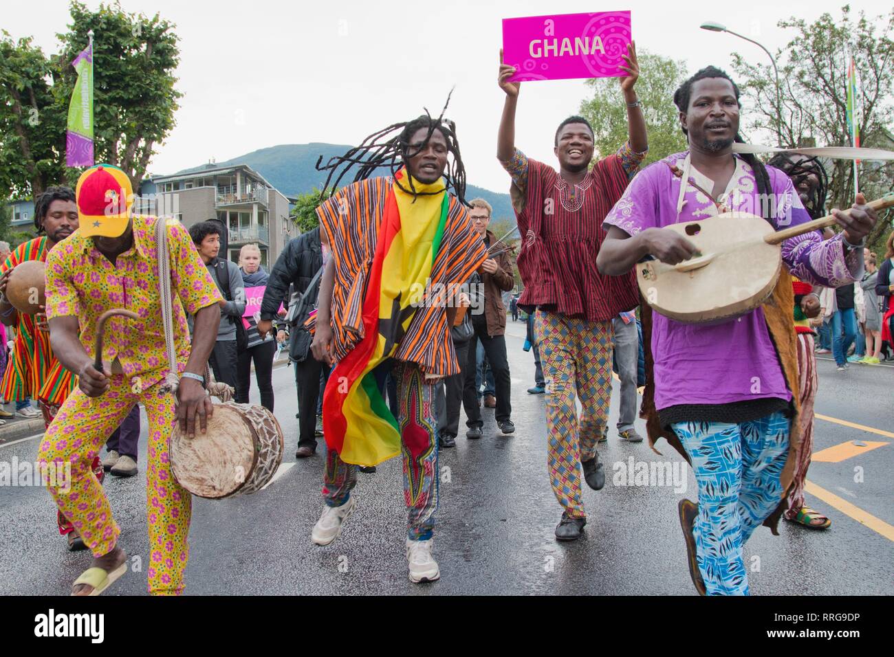 Forde et traditionnelle World Music Festival, Forde, Norway, Scandinavia, Europe Banque D'Images