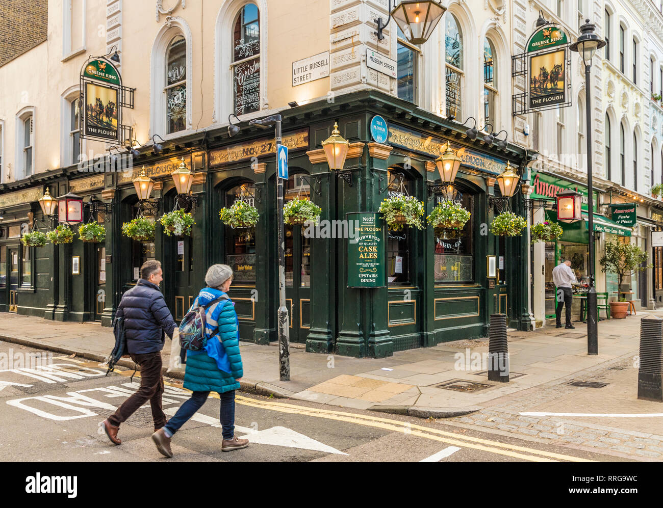 La Charrue pub à Bloomsbury, Londres, Angleterre, Royaume-Uni, Europe Banque D'Images