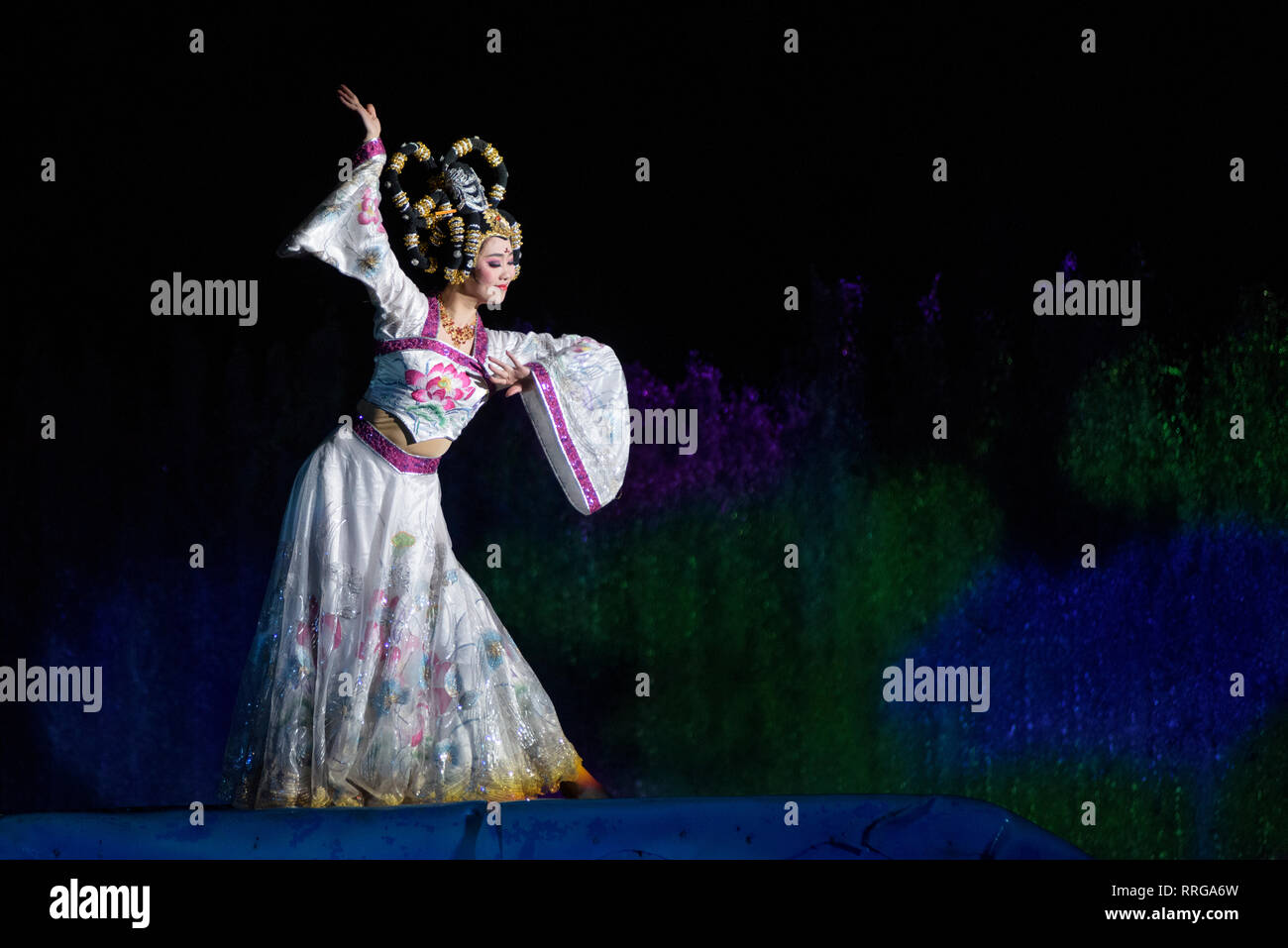 La chanson de douleur éternelle Show à Xi'an, province du Shaanxi, Chine, Asie Banque D'Images