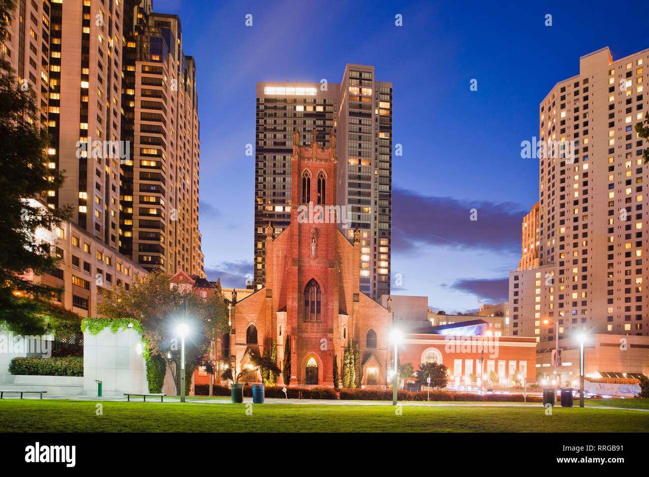Jardin de Yerba Buena, San Francisco, Californie, États-Unis d'Amérique, Amérique du Nord Banque D'Images