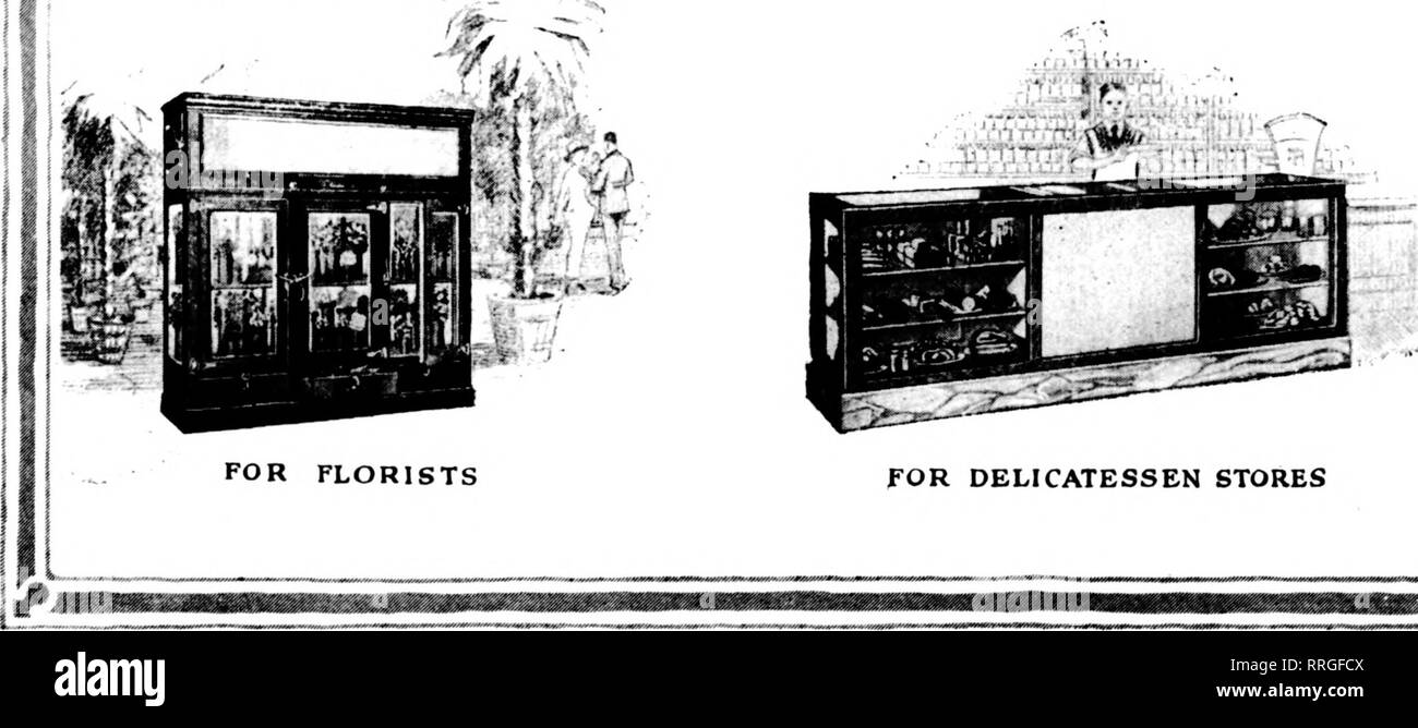 . Les fleuristes [microforme] examen. La floriculture. Résidences pour^ : : : ^ « TcCRAY s'appuie d'un réfrigérateur pour chaque (2/ ' JL genre d'affaires. Des milliers de magasins pour fleuristes, magasins, marchés, clubs, Restau- rants, hôtels, hôpitaux, institutions et homes dei&gt;fin sur McCray pour efficace, économique réfrigérateur service. Pour les magasins des fleuristes en particulier ait inspecté-McCray réfrig sont mieux parce qu'ils sont faits à con- servent les fleurs, et en même temps donner un affichage correct de produits floraux. En apparence l'McCray fera tout magasin de fleurs à plus de traction-. Considérée uniquement à partir de la fin de vente, le mc Banque D'Images