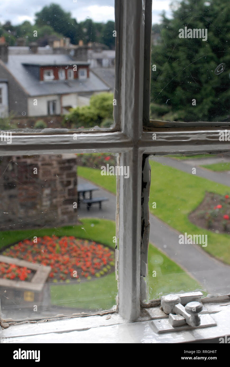 Tourisme culturel : Maison du poète Robert Burns, où il a passé les dernières années de sa vie, Dumfries, Dumfries & Galloway, Ecosse, United Kingdon Banque D'Images