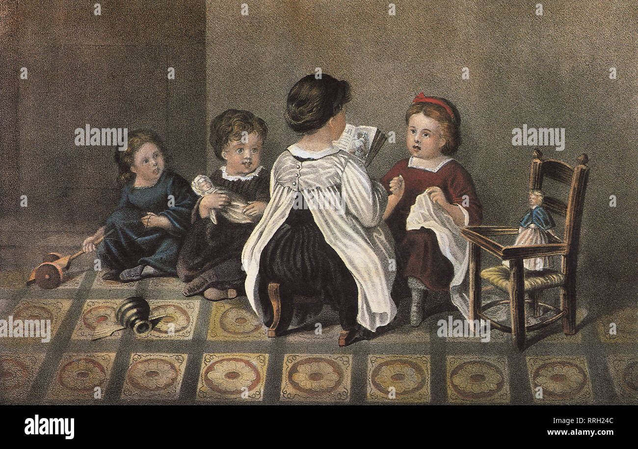 La Merveilleuse histoire. Banque D'Images