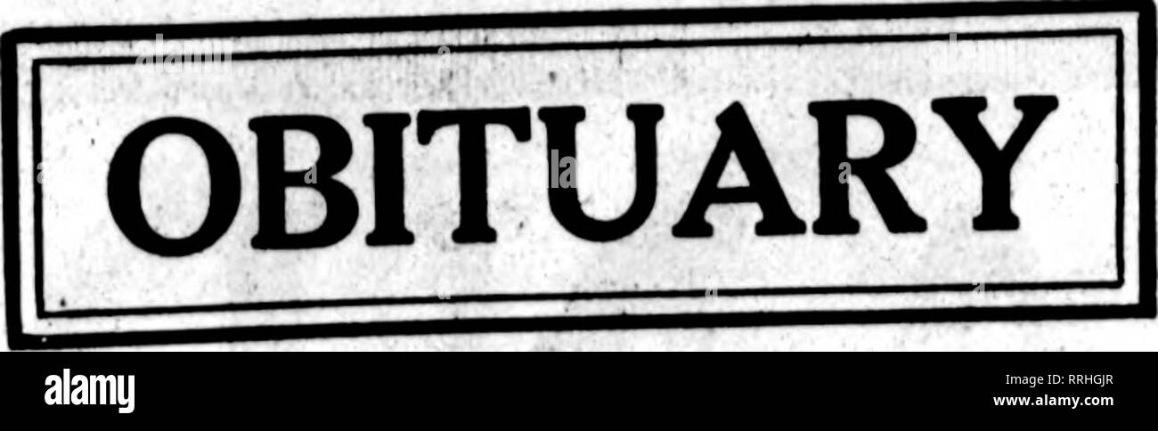 . Les fleuristes [microforme] examen. La floriculture. '^B !VF" wra'^^r ?T Maech, 1920 4 l'examen pour fleuristes 31. T. M. Cluxton. T. M. Cluxton, de Willis, Tex., intro- ducteur et producteur de jacinthes pour le commerce dans le sud, est mort le 22 février après 10 jours d'iJJness de l'influenza et la pneumonie. Il a l'âge de 82 ans. M. Cluxton est né à Adams, 0., près de Manchester, le 14 octobre 1837. En 1860, il épousa Mlle Mary Beatty à Rising Sun, Ind. ils ont vécu heureux ensemble jusqu'en 1896, lorsque sa femme est morte. Il laisse deux filles, Mme MoUie Leaning et Miss Alice Cluxton, et deux fils, B. J. Clu Banque D'Images