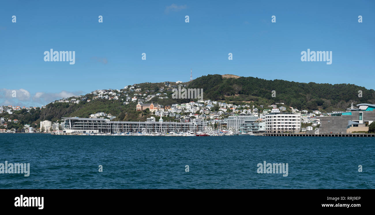 Wellington, Île du Nord, en Nouvelle-Zélande. Banque D'Images