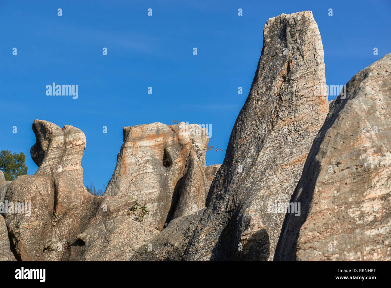 Cerro del Hierro, Parc Naturel. La Sierra Norte de Séville. Andalousie, Espagne Banque D'Images