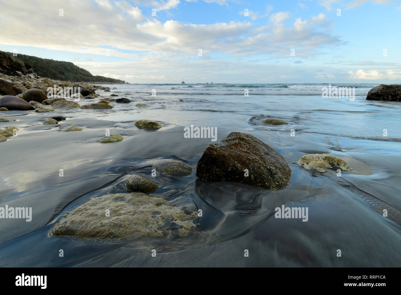 L'Océanie, la Nouvelle-Zélande, Aotearoa, île du Sud, Côte Ouest, près de la plage de Cape Foulwind, Banque D'Images