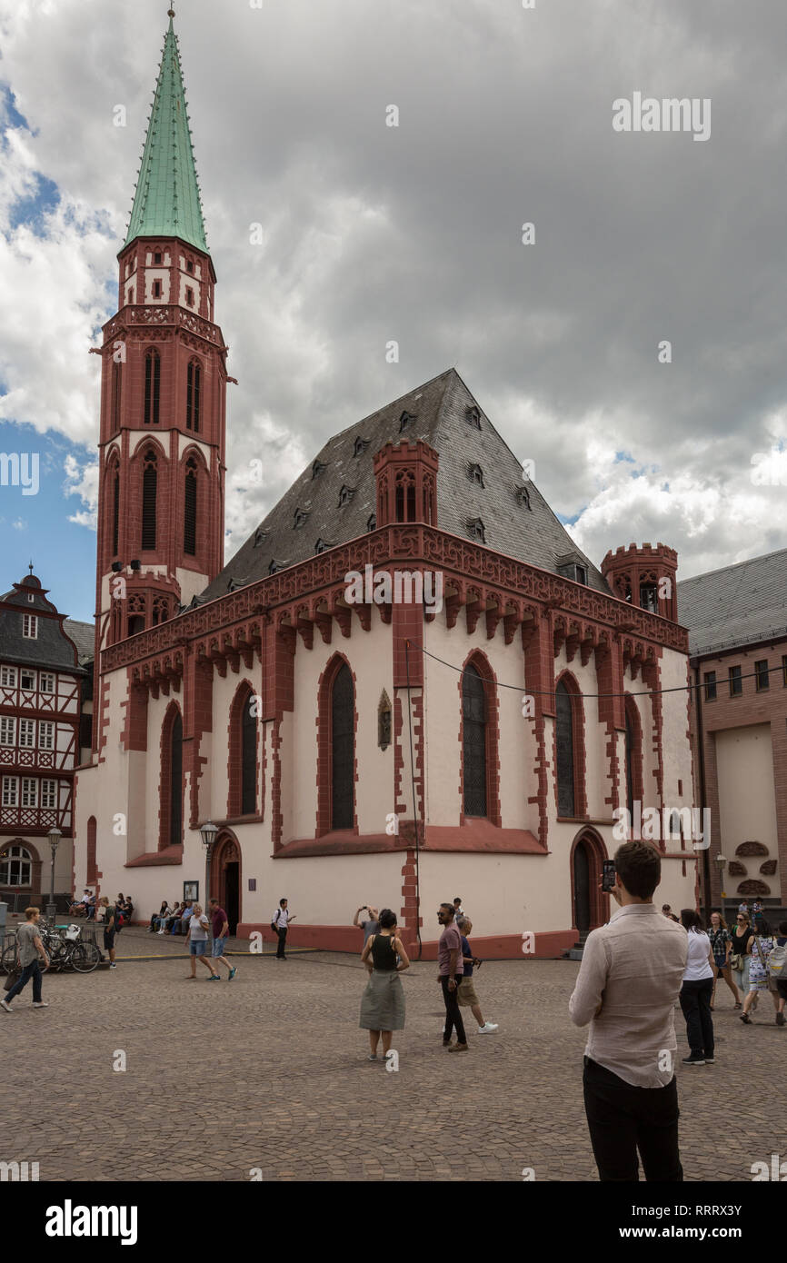 Europe Allemagne Hesse Rhine-Main Frankfurt Vieille Ville Historique Römer Banque D'Images