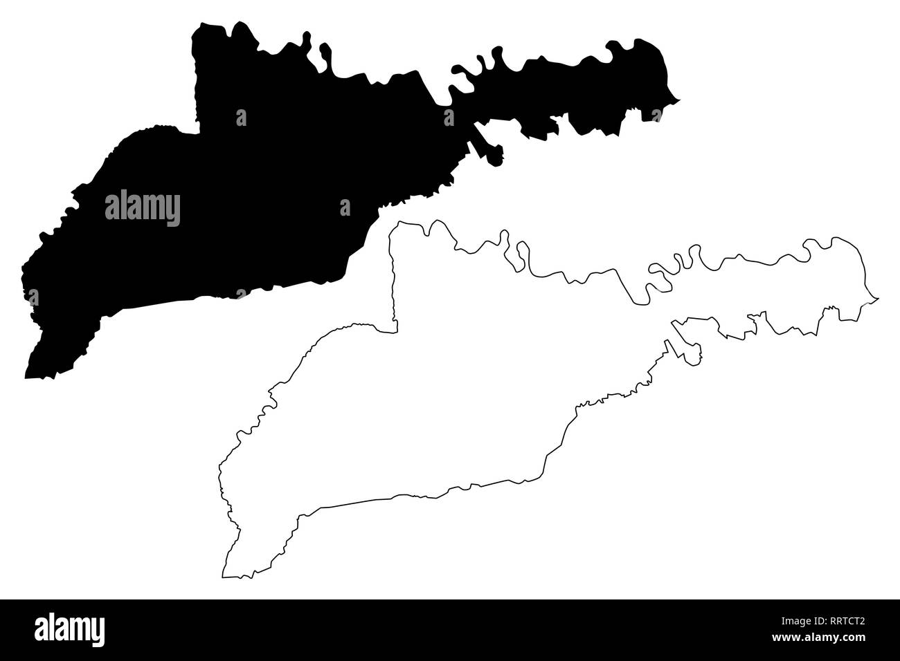 L'Oblast de Tchernivtsi (divisions administratives de l'Ukraine, des régions de l'Ukraine) map vector illustration, scribble sketch carte de Tchernivtsi Illustration de Vecteur