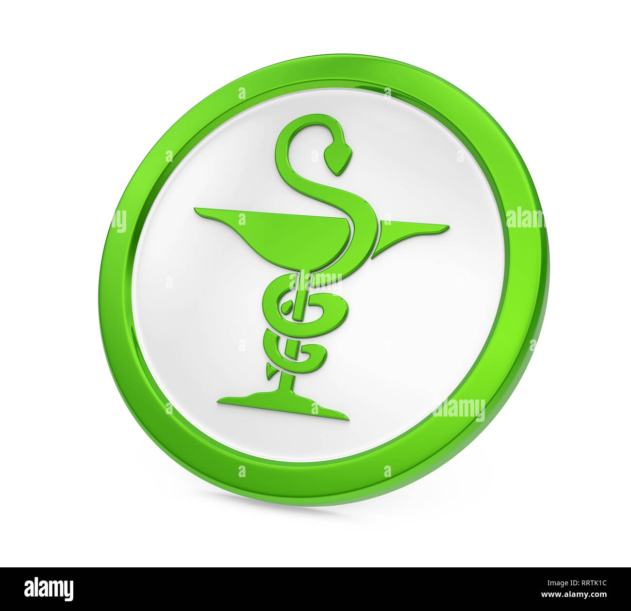 Symbole de la pharmacie Isolated Banque D'Images