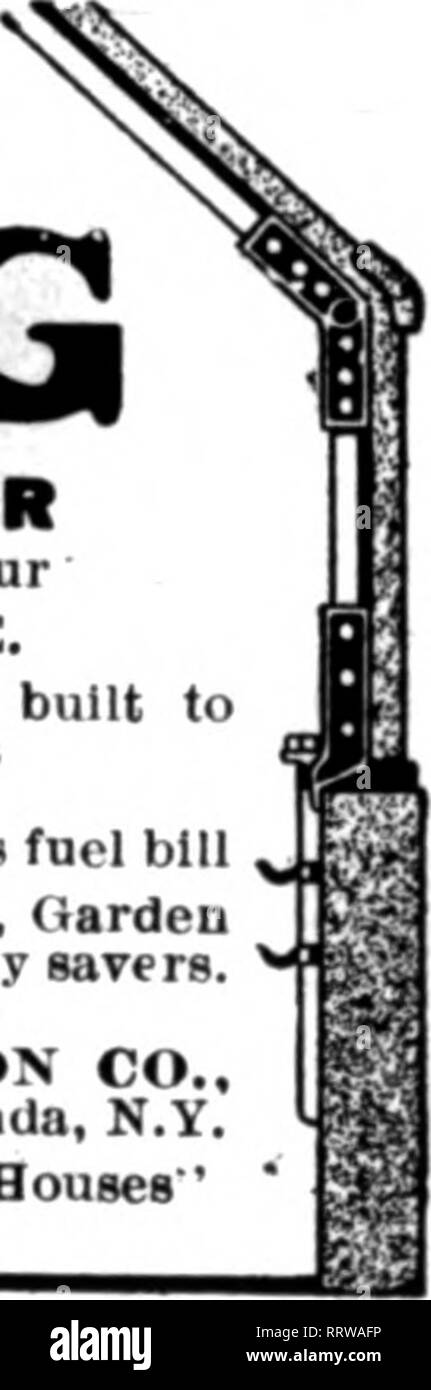 . Les fleuristes [microforme] examen. La floriculture. H'Sun roi. Chaudière idéal que vous voulez dans votre serre. Cette chaudière est spécialement construite à son tour, est le doux ooal et économise hi de l'Heaeon Bill King les serres. Jardin, chaudière fa^ip trames, etc.. sont tous des idées pour économiser. ^» ^PB pour des raisons d'écriture. re^KTXG sB CONSTRUCTION CO., 27 King's Road, N. Tonawanda, NY "Toutes les maisons du soleil toute la journée " Lecture en fer forgé garanti tous les robinets du tuyau de Nelson tailles en stock. La société Harttnan n° 1231-5, rue Front. Mention de Philadelphie l'examen quand yon bref*. 4 POUCES LES TUBES DE CHAUDIÈRE 6 % Banque D'Images