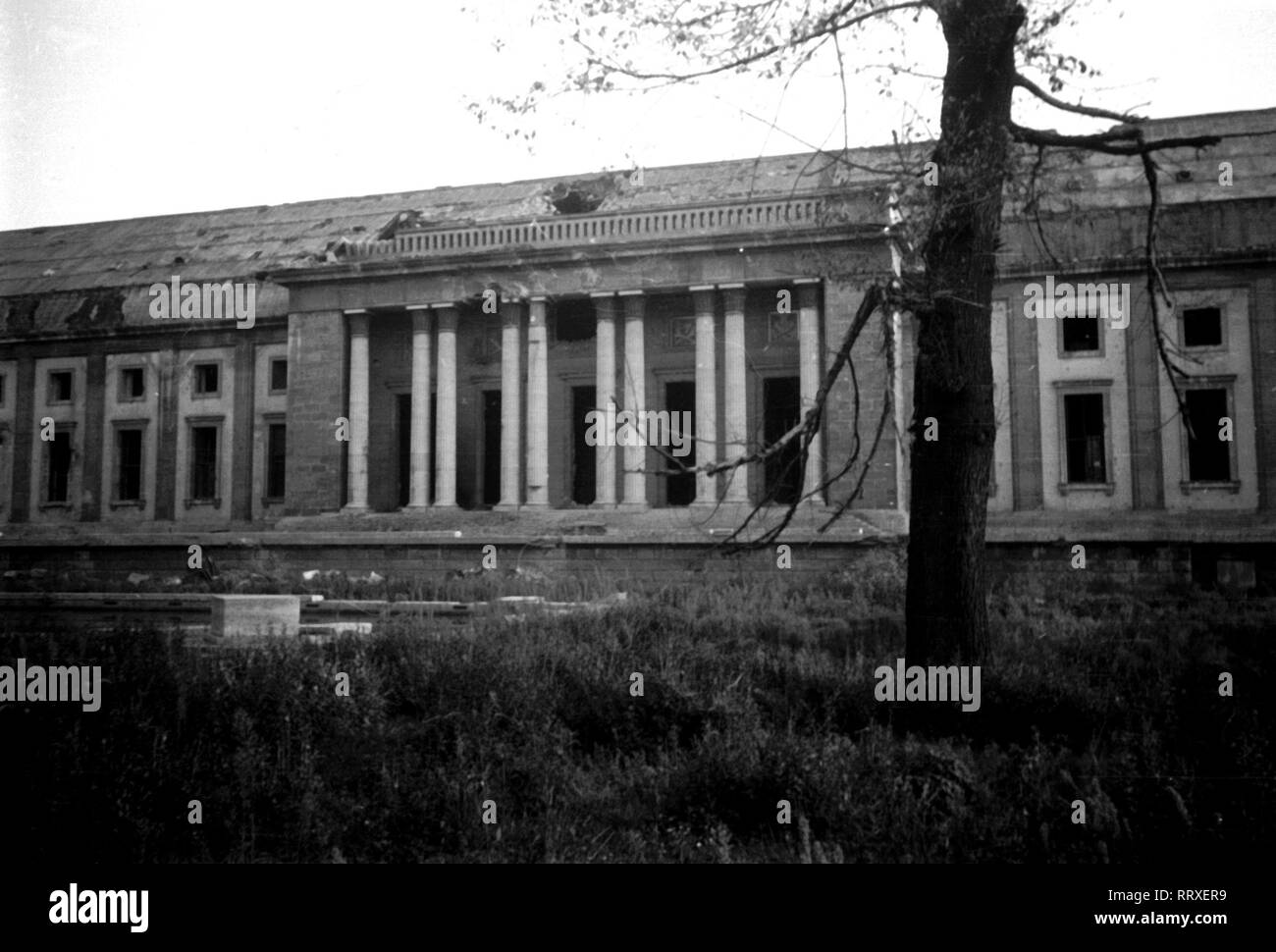 Allemagne - l'arrière de l 'Reichskanzlei' ? (1878-1945) à Berlin, 06/1946, p.071-22 Reichskanzlei Allemagne, Wilhelm II., Bismarck, Hindenburg, Hitler, seconde guerre mondiale Banque D'Images