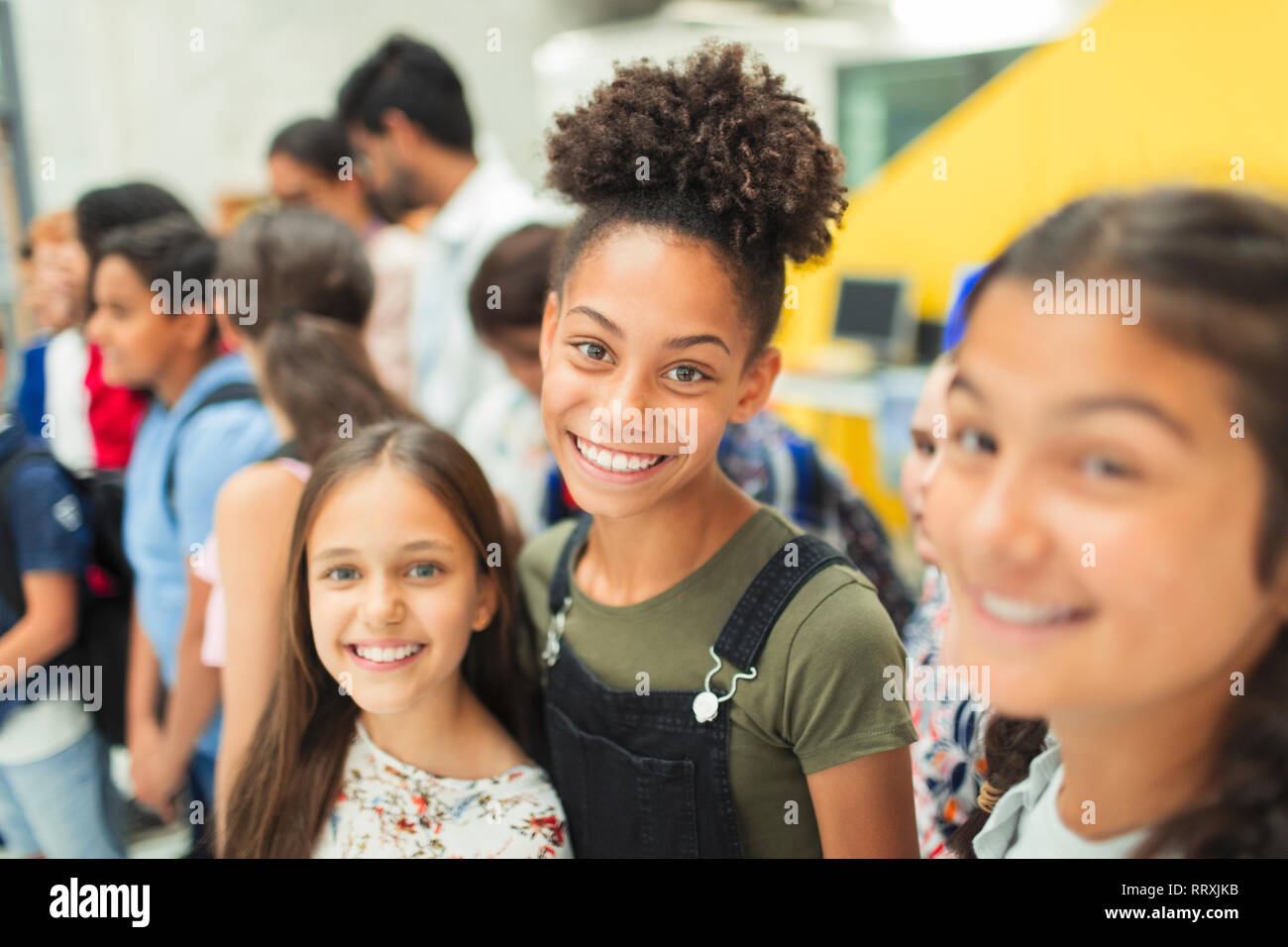 Portrait confiant les filles Banque D'Images