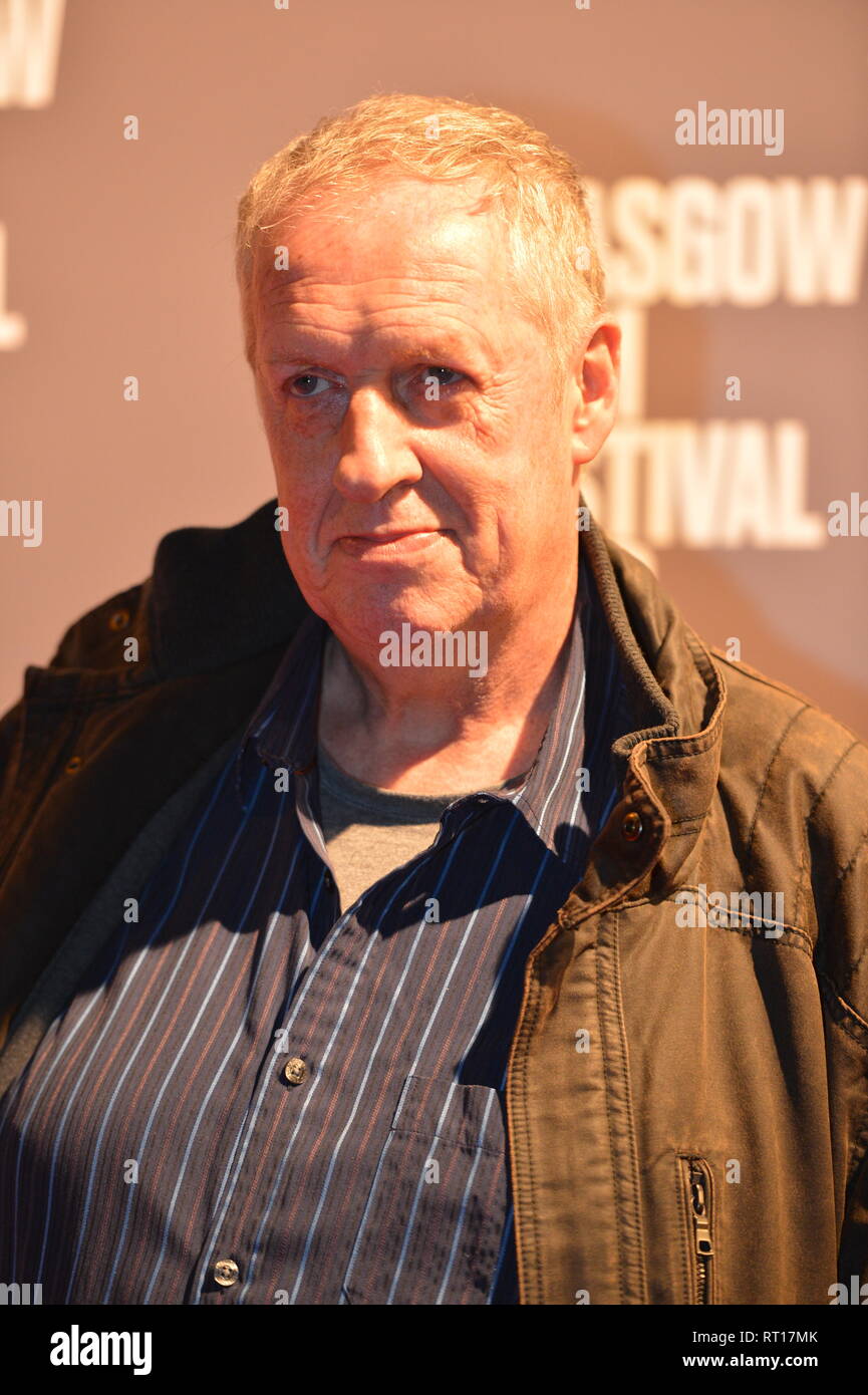 Glasgow, Royaume-Uni. Feb 26, 2019. Artiste de renommée internationale, Peter Howson, vu sur le tapis rouge à la première du film, de la prophétie, à la Glasgow Film Theatre. Crédit : Colin Fisher/Alamy Live News Banque D'Images