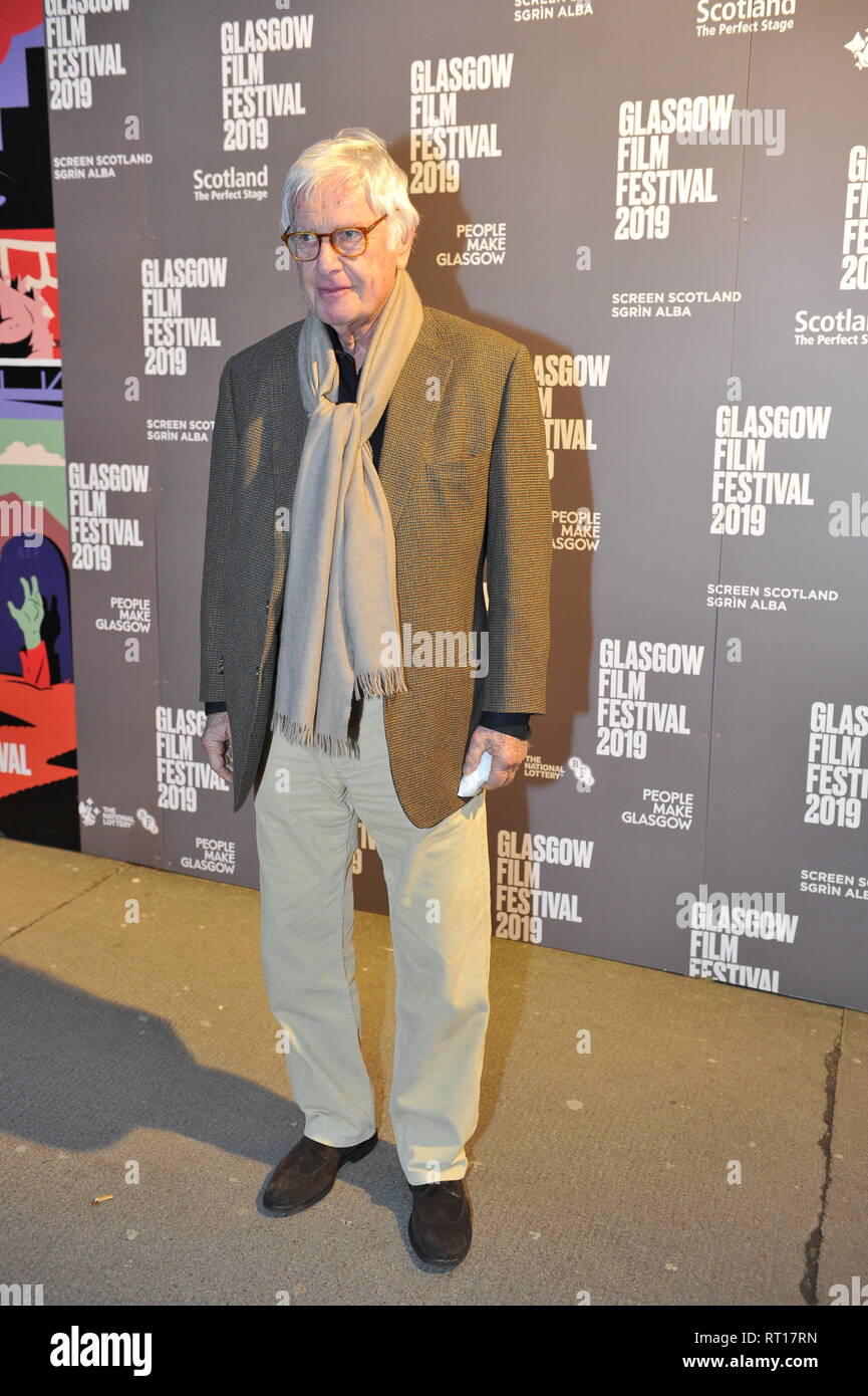 Glasgow, Royaume-Uni. Feb 26, 2019. Directeur - Peter Medak vu sur le tapis rouge de Festival du Film de Glasgow pour le premier ministre de l'ombre de Peter Sellers. Crédit : Colin Fisher/Alamy Live News Banque D'Images
