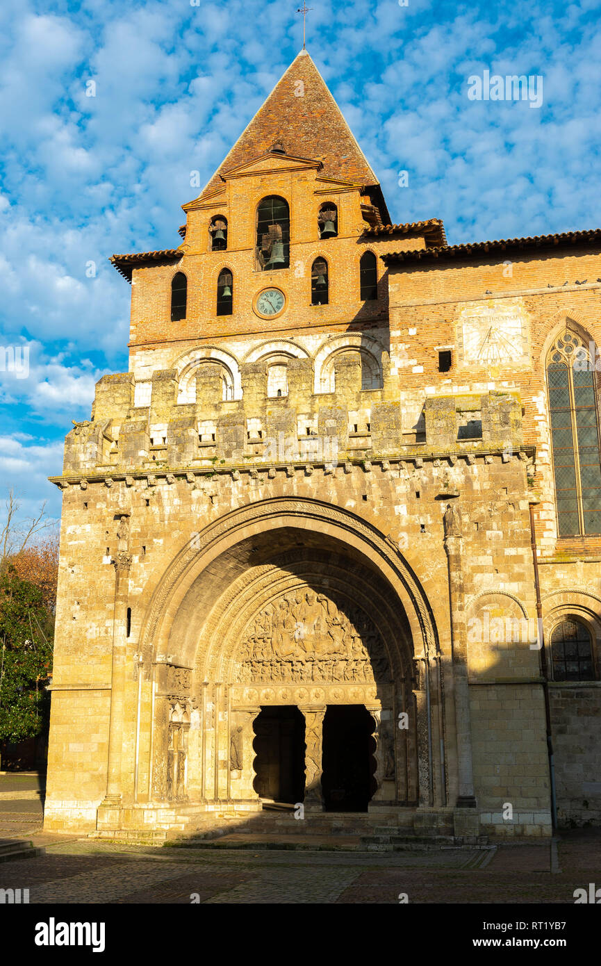 Abbaye saint pierre, Moissac Tarn et Garonne Occitanie France 82 Banque D'Images