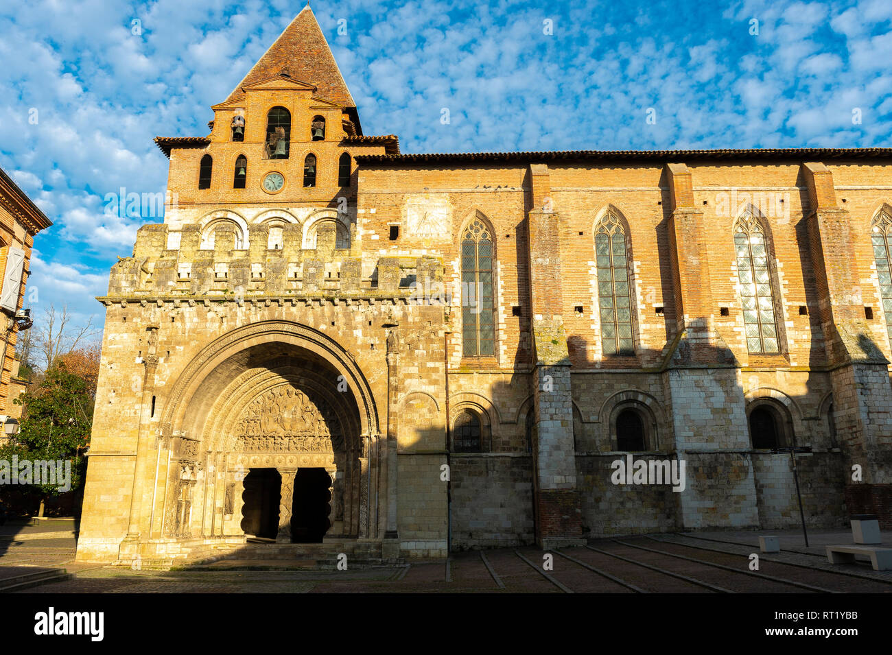 Abbaye saint pierre, Moissac Tarn et Garonne Occitanie France 82 Banque D'Images