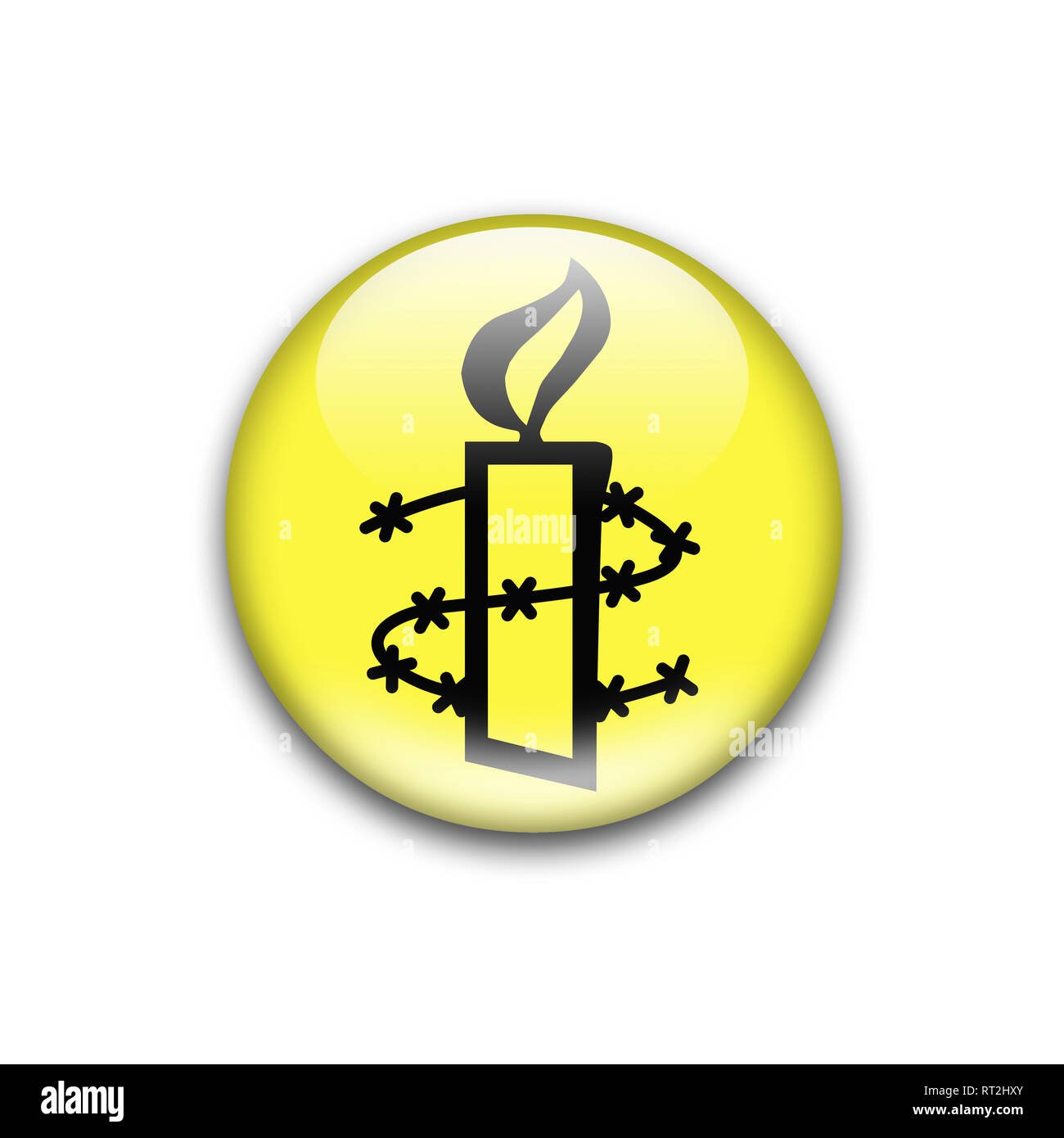Logo d'Amnesty International Banque D'Images