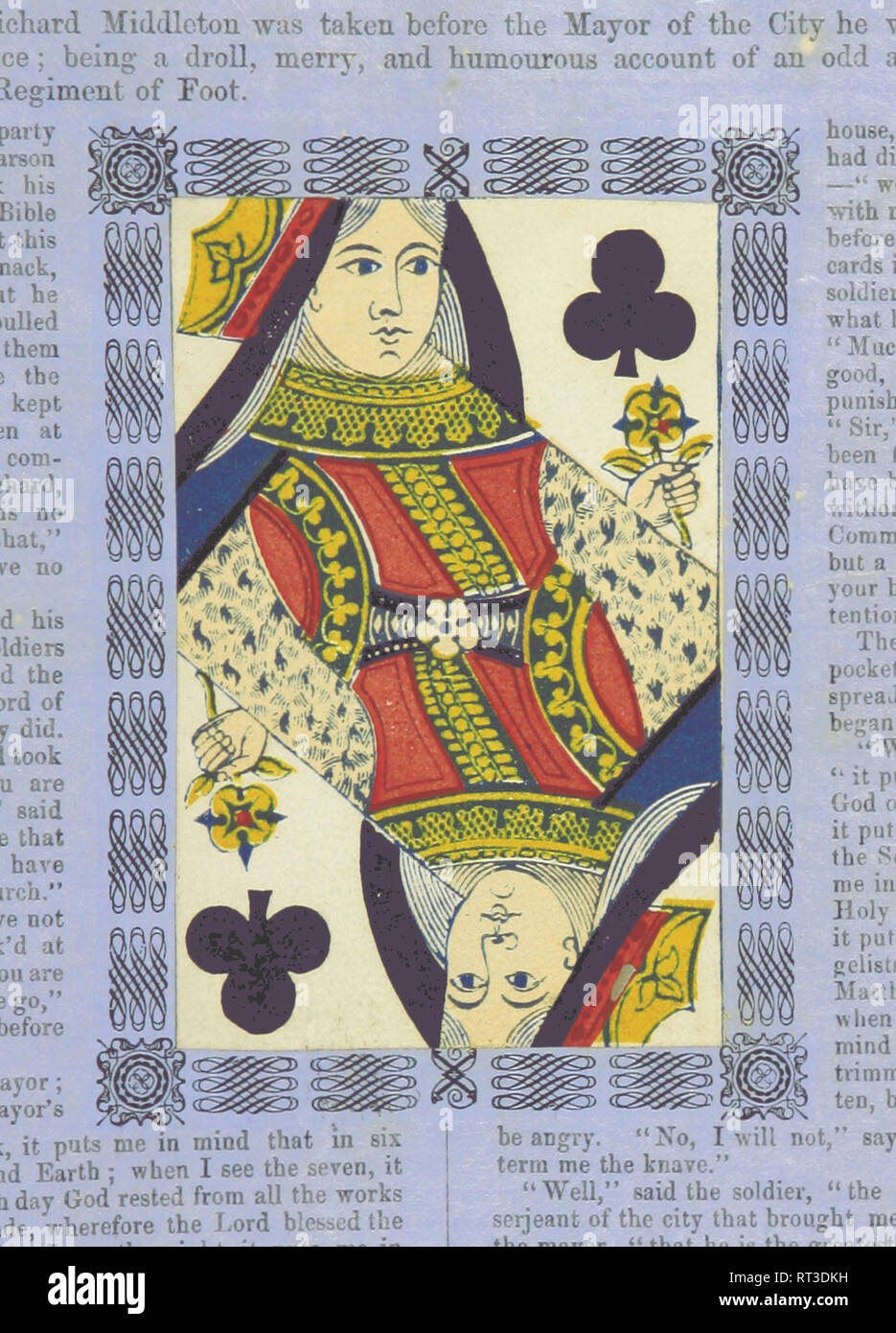 Reine des clubs Banque D'Images