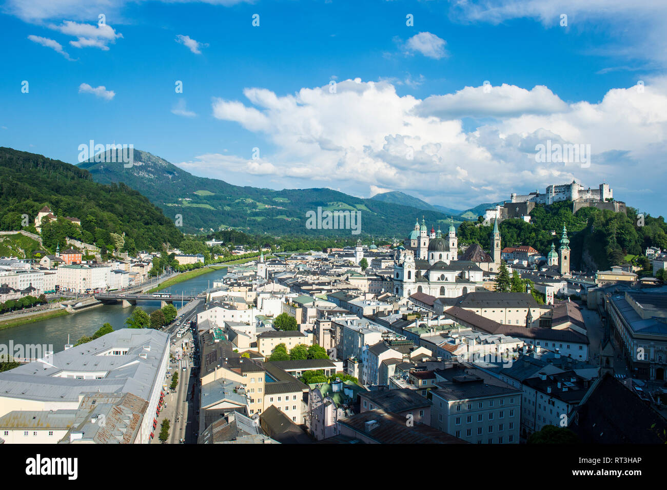 Austraia, Salzburg, Salzburg État, vue sur la ville Banque D'Images
