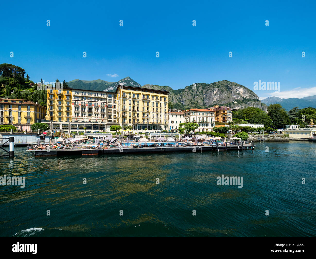 L'Italie, Lombardie, Termezzo, Lac de Côme Banque D'Images