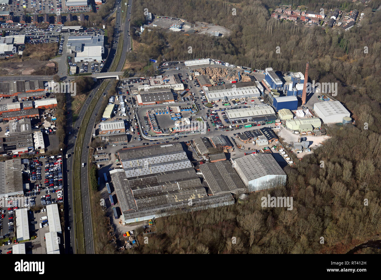 Zone industrielle de raikes lane Banque de photographies et d’images à