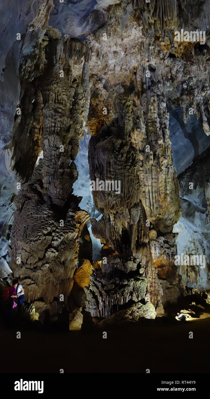 Grottes de Dong Hoi, Vietnam Banque D'Images