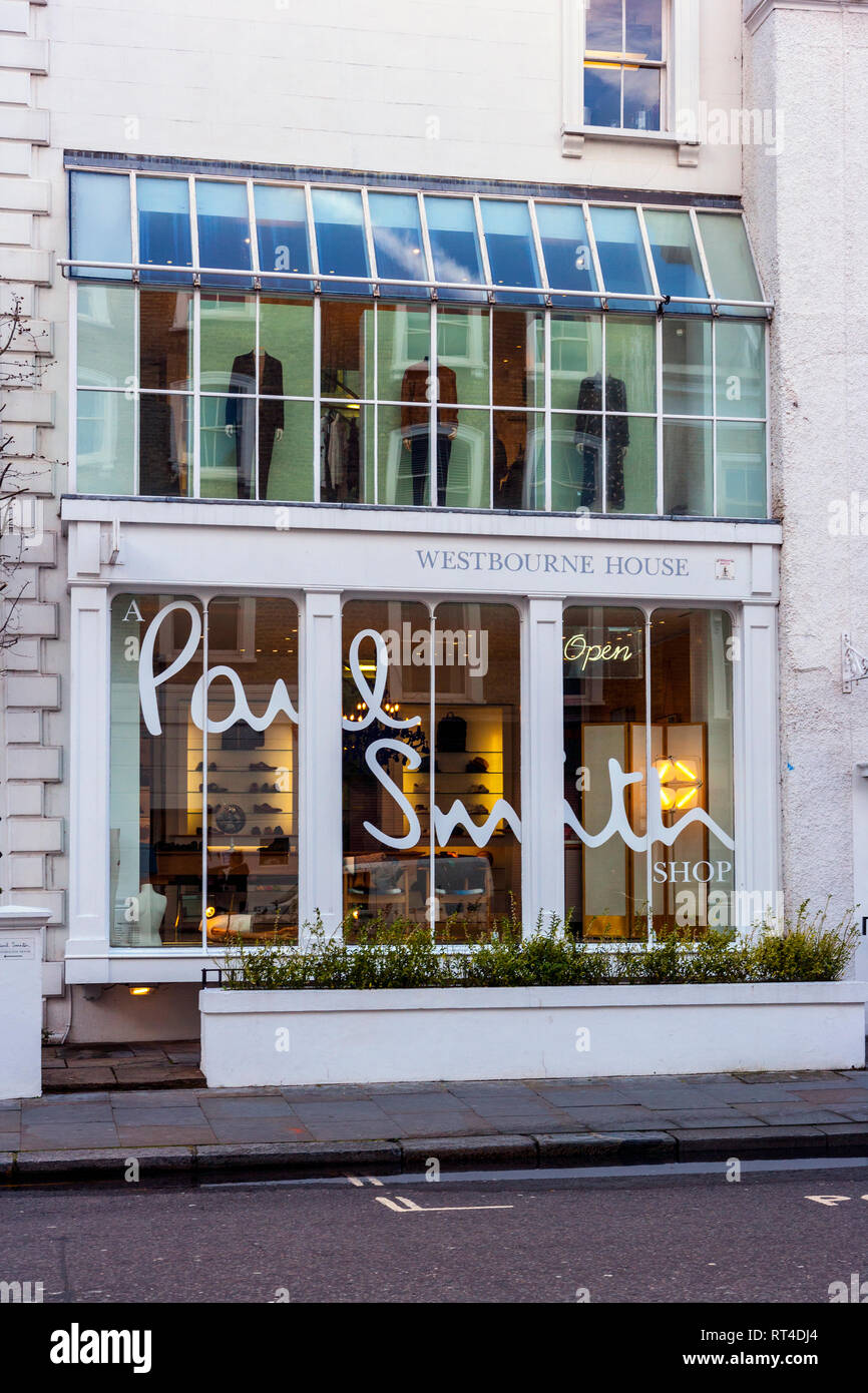 Paul Smith Boutique, Westbourne House, Notting Hill, Londres Photo Stock -  Alamy